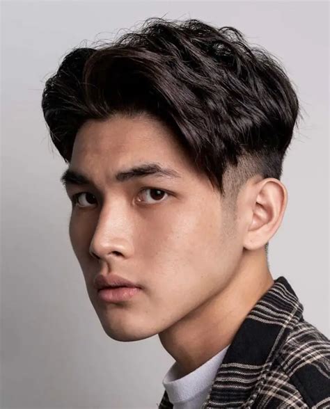 asian fade haircut|medium length hairstyles men asian.